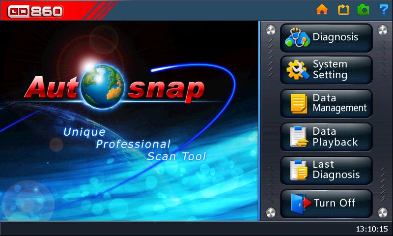 Start screen